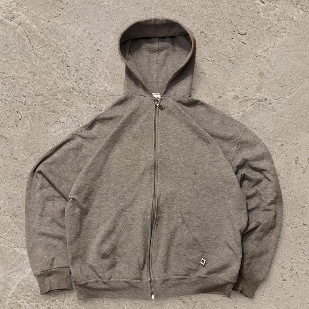 Vintage Mens Russell Athletic Zip Up Hoodie SZ XL